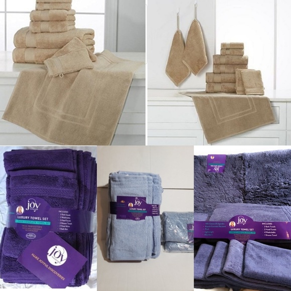 Joy Mangano Bath Joy Mangano Luxury 1 Piece Towel Set Poshmark